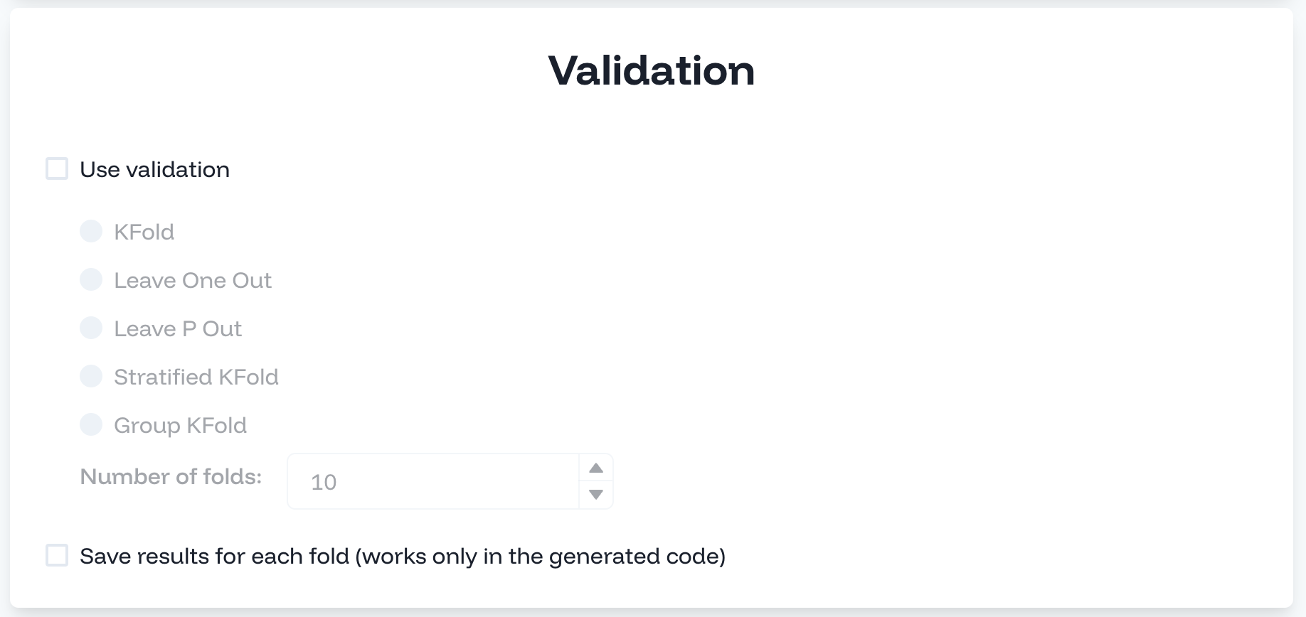validation